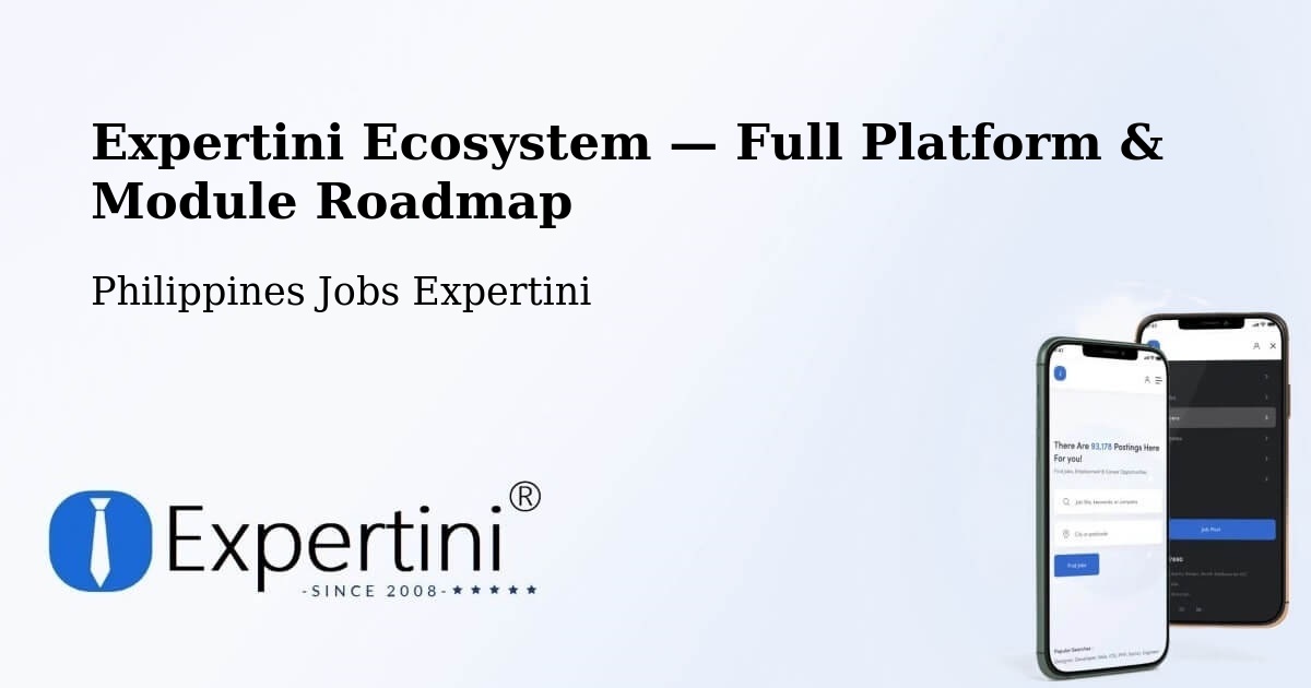 Expertini Ecosystem — Full Platform & Module Roadmap – Lingating